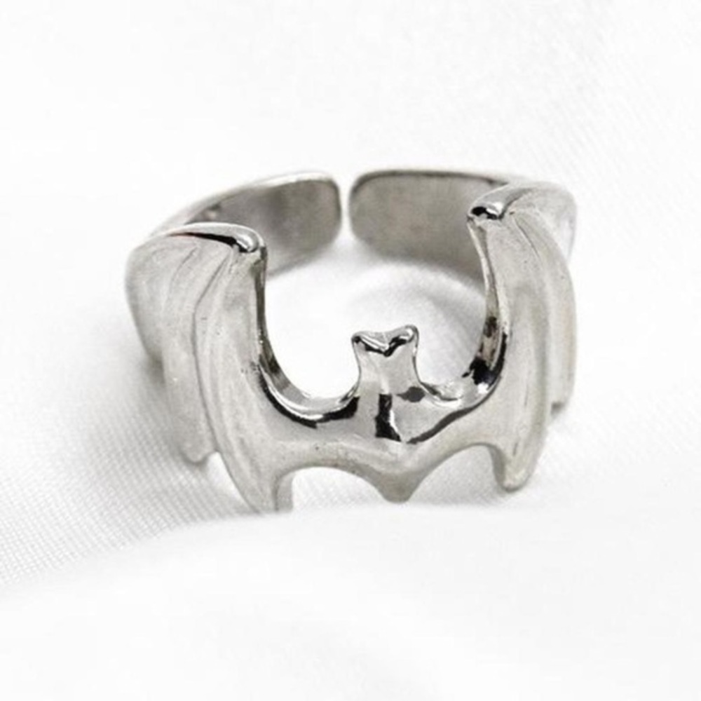 Silver Bat Ring